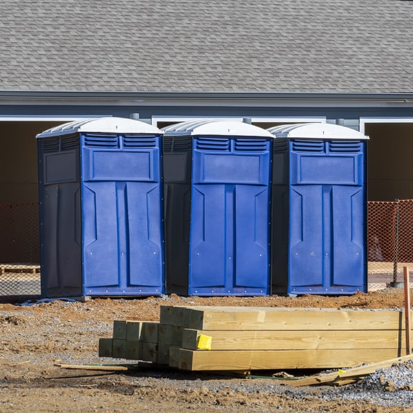 how do you dispose of waste after the porta potties have been emptied in Marne IA